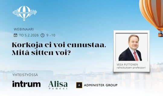 Korkoja ei voi ennustaa. Mitä sitten voi?&nbsp;